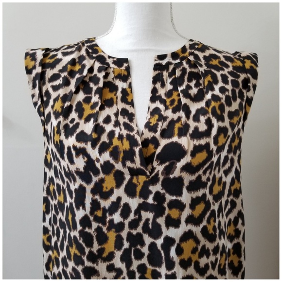 J CREW animal print top - Picture 3 of 6